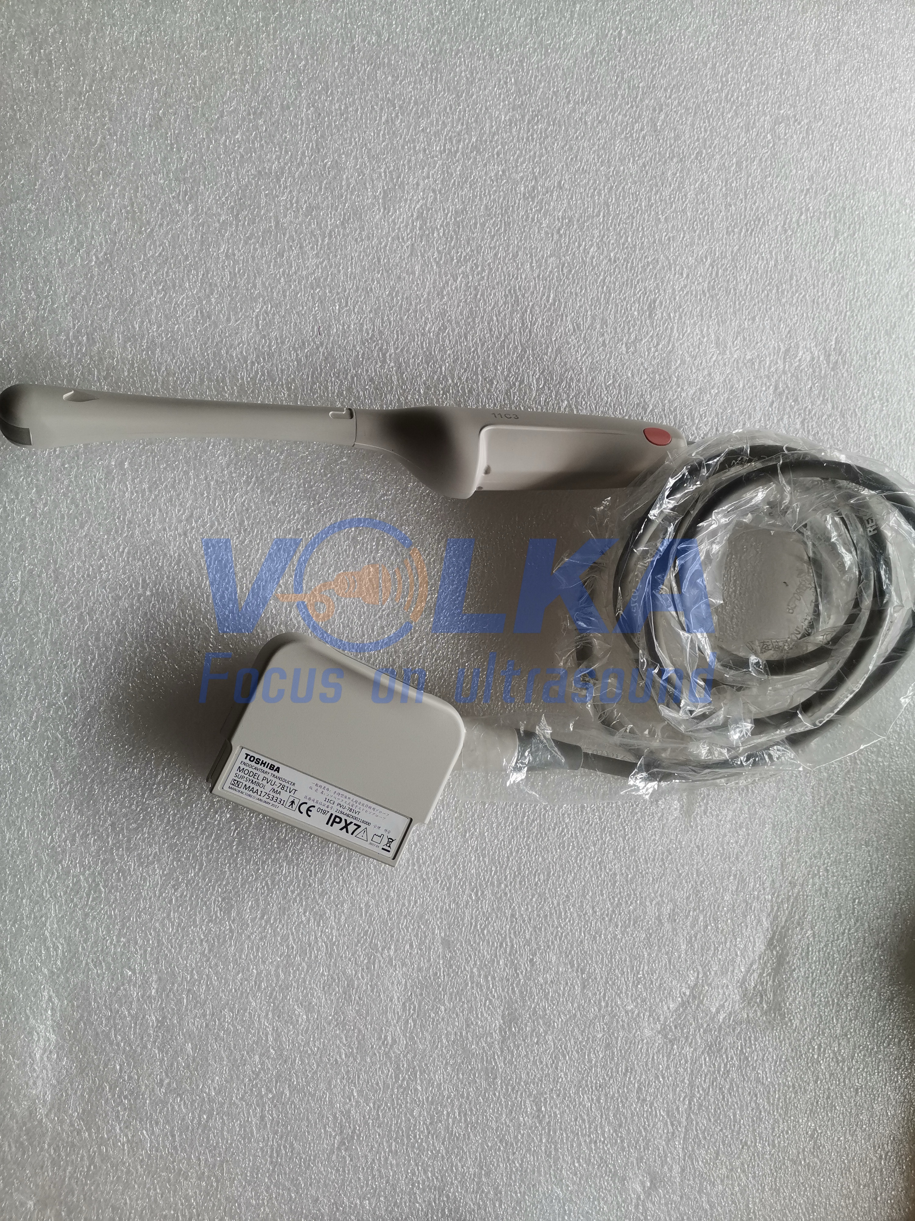Toshiba PVU-781VT Endocavity Ultrasound Transducer Probe Image Digital