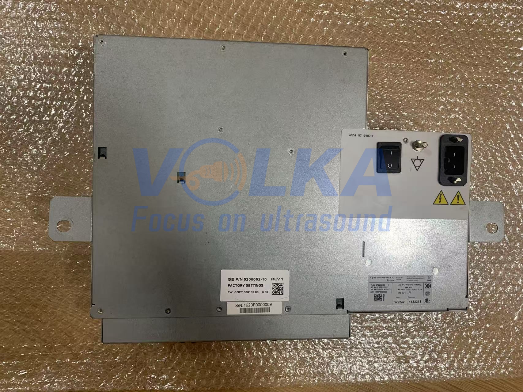 GE Logiq E9 R6 Original Power Supply 5205052-10 5205054-5